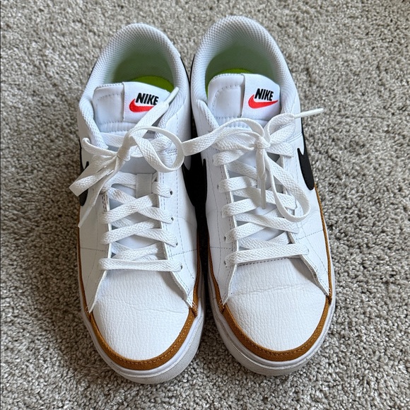 Nike Shoes - Nike Woman’s White and Tan Sneakers